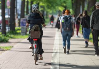 cyclistes et piétons 
