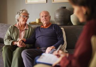 couple de personnes agées