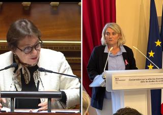 Corinne Imbert et Stéphanie Rist 