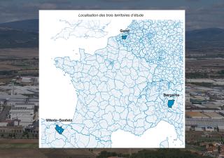 carte de localalisation des trois territoires d'étude 
