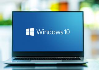 un écran avec windows 10 