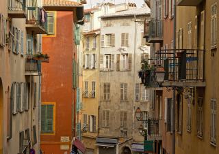vieux immeubles à Nice 