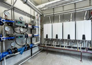 système de chauffage en sous sol 