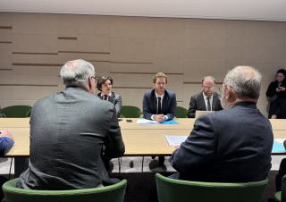 Coordination des employeurs territoriaux animée par Philippe Laurent en présence de David Amiel le 1er décembre 2025