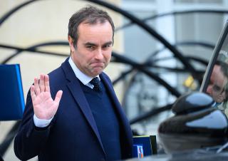 Sébasien Lecornu à l'issu du conseil des ministres le 05 janvier 