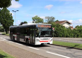 bus en zone périurbaine