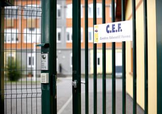 l'entrée d'un centre éducatif fermé 