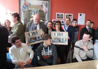  Michel Fournier et Rachida Dati à Saint-Cyr-sur-Menthon (Ain)