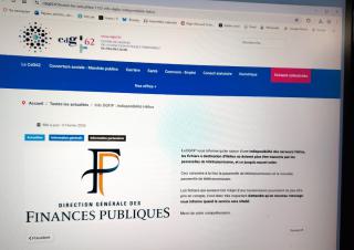 site de la cdg 62 informant de la panne 