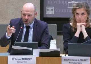 Vincent Thiébaut et Constance de Pélichy 