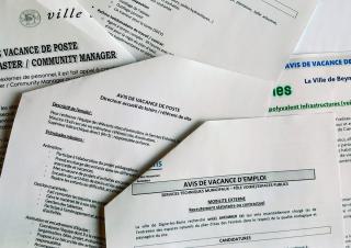 avis de vacance de postes 