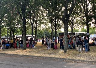 depart en colonie de vacances 