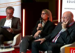 David Cousquer, Fondateur de Trendeo, Expert en données emploi & investissement, développement économique,  Alexandra Broussaud, Directrice de la Maison Broussaud et Olivier Ducatillion, Président de l'Union des Industries Textiles