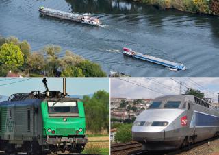 TGV, fret ferroviaire, transport fluvial