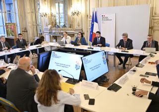 Lancement du premier comité de suivi "Relance Logement" avec Vincent  Jeanbrun