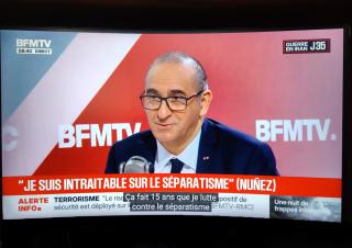 Laurent Nuñez sur BFM TV