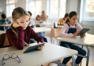 des tablettes en classe 