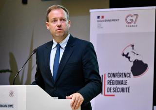  Jean-Didier Berger lors de la conférence régionale de sécurité à Fort-de-France 