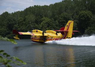  Ecopage à la Rochette pour combattre l'incendie de la forêt de Fontainebleau
