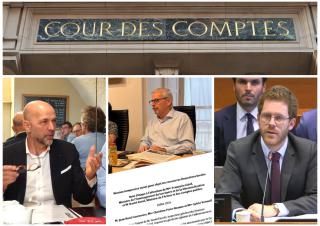 Jean- François Debat, Jean- René Cazeneuve et  David Amiel 