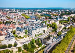 vue aérienne de Pau 