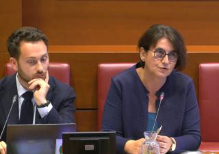 Damien Maudet et  Sophie Pantel, rapporteurs spéciaux de la mission Sécurité le  le  15 juillet 