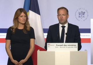 Maud Bregeon et Jean-Didier Berger