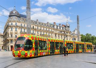 tramway à Montpellier 