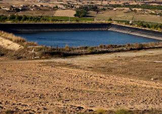 retenue d'eau pour l'agriculture 