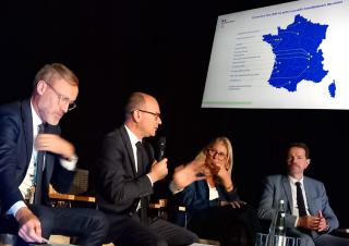 Antoine Saintoyant, Sébastien Martin, Virginie Lutrot et Boris Ravignon