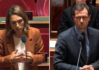 Christine Lavarde et Mathieu Lefèvre 