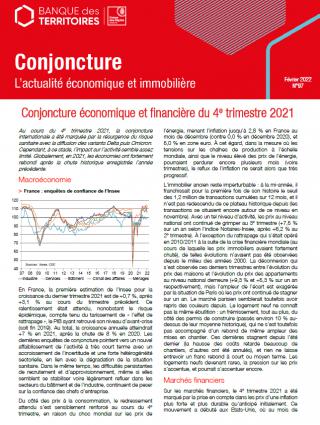 Conjoncture immobilière au 4ème trimestre 2021