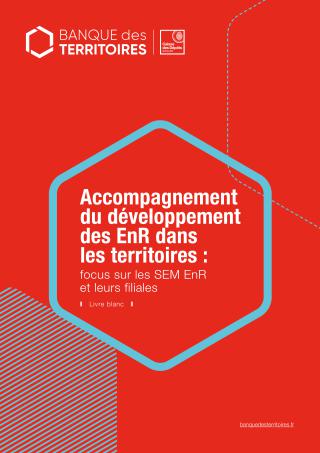 couverture livre blanc Accompagnement du développement des ENR dans les territoires