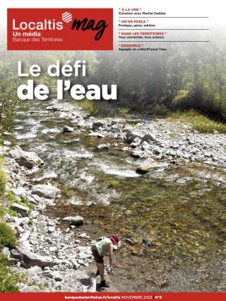 Couv Localtis mag n°9 - Le défi de l’eau