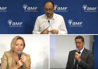 Martial Foucault, Murielle Fabre et David Lisnard