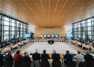 réunion à Bercy au sujet des droits de douane 