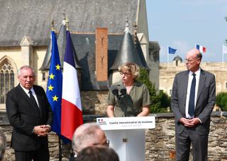  François Bayrou, Nathalie Delattre et Eric Lombard