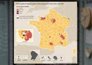 carte des pannes fibre optibre 