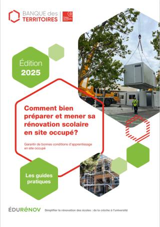 Couv - Guide Édurenov - Rénovation scolaire en site occupé