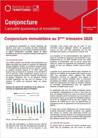 Note de conjoncture immobilière T3 2025