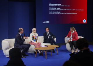 Sébastien Martin, Françoise Gatel et Mathieu Lefèvre 