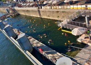 Baignade dans la Seine 