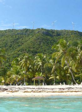 Parc éolien en Guadeloupe