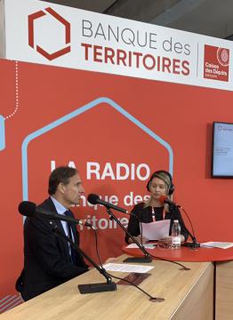 OIivier Sichel à la radio Banque des Territoires au Congrès des EPL