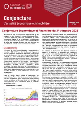 Couv - Conjoncture n°105 eco financiere