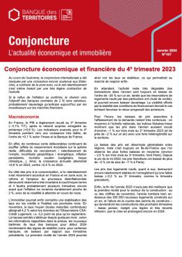 Couverture -  conjoncture n°107