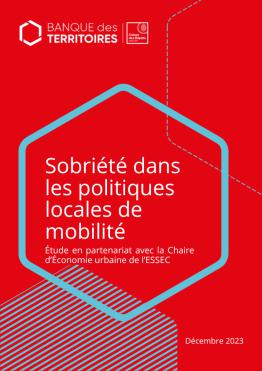 Etude : Sobriété dans les politiques locales de mobilité