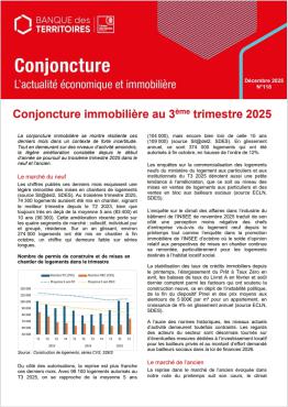 Note de conjoncture immobilière T3 2025